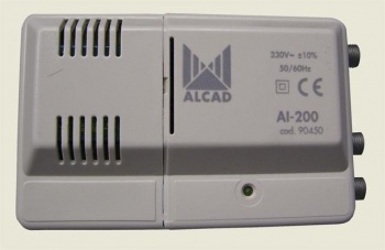 ALCAD AI-200 усилитель квартирный для эфирного ТВ на 1 вход 2 выхода